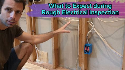 electrical box rough in|electrical rough in inspection guidelines.